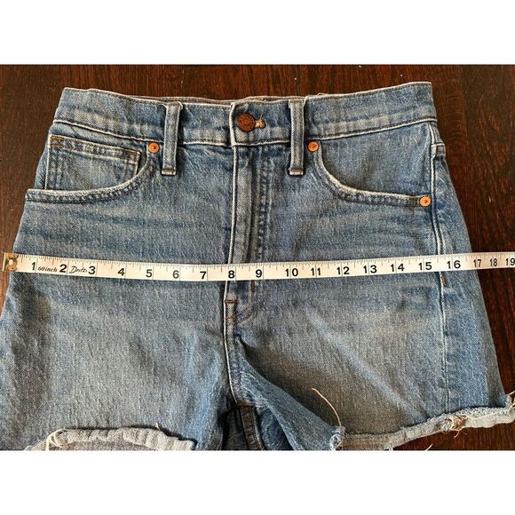 Madewell High Rise Denim Shorts Size 27 - Picture 11 of 13